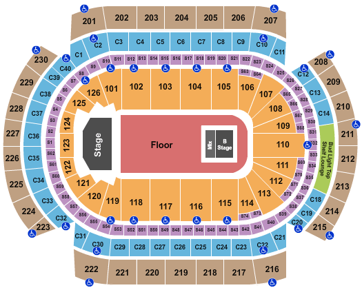 Xcel Energy Center Tyler, The Creator Seating Chart